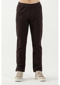 Resim Maraton Sportswear Regular Erkek Düz Paça Basic Kahverengi Eşofman Altı 21818-kahverengi Kahverengi 