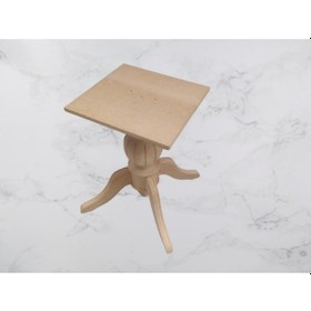 Resim Bengimobilya Baba Ayak Masa Ayak Ham Ahşap Ihlamur Ağacı 90-100-110-120 Cm Ku 