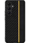 Resim Samsung Galaxy Uyumlu S25 5g Ultra-ince Karbon Fiber Doku Ekleme Telefon Kılıfı 