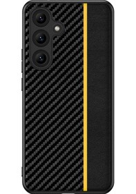 Resim Samsung Galaxy Uyumlu S25 5g Ultra-ince Karbon Fiber Doku Ekleme Telefon Kılıfı 