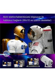 Resim GoMarkt 4K Ev Sineması Taşınabilir Ev Tipi Projeksiyon Ultra HD Android 12 