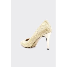 Resim Derinet Dantel Işlemeli Kadın Stiletto 