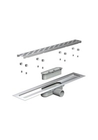 Resim Aco Duş Kanalı Izgara Horizontal Slot 585 Mm M.90.S2A.008 