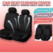 Resim Topnotch Renault Koleos Captur Megane Duster Siyah 2 Koltuk Kılıfı Yumuşak Kumaş 