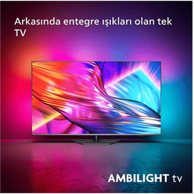 Resim Philips The One 65PUS8909/62 65 inç 164 Ekran Smart 4K UHD Dolby Vision Dolby Atmos Titan OS Ambilight LED T 