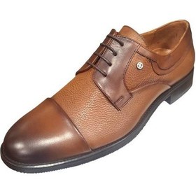 Resim Marcomen 20260 Kauçuk Jurdan Klasik Deri Erkek Ayakkabı Taba 