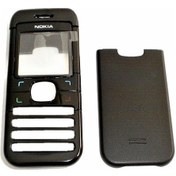 Resim Nokia 6030 Kapak Nokia 6030 Uyumlu Siyah Ön Kapak Arka Kapak Tuş 