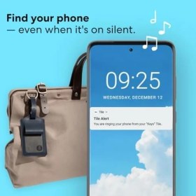 Resim Ohbe Express Slim Smart Tag, Siyah, Bluetooth Takip Cihazı, Cüzdan, Bagaj Etiketleri Için Eşya Bulucu, 76 Metre Mesafeye Kadar, Suya Dayanıklı, Ios ve Uyumlu 
