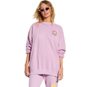 Resim Billabong Ridin Happy Kadın Pembe Sweatshirt 