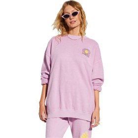 Resim Billabong Ridin Happy Kadın Pembe Sweatshirt 