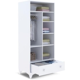 Resim Babyhope 951-58 Nevada Iki Kapılı Gardırop -bebek Dolabı 