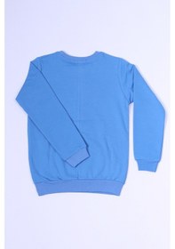 Resim Hçm Erkek Çocuk Sweat Dinozor Baskılı Ribanalı C54 Açık Mavi 