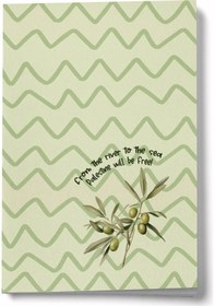 Resim Nehirden Denize Özgür Filistin Mini Defter Çok Renkli 