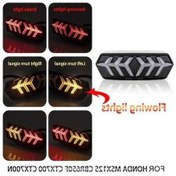 Resim Novahub Motosiklet Led Arka Lambası - Balık Kılçığı Şekli - Msx125/cbr650f/ctx700 Serisi Yedek Parça 