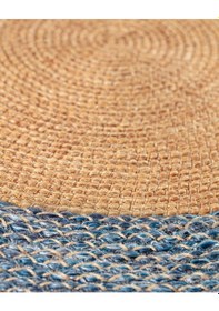 Resim Madame Coco Vernal Yuvarlak Kilim - Naturel/mavi - 100 Cm 8684427222683 Çok Renkli 