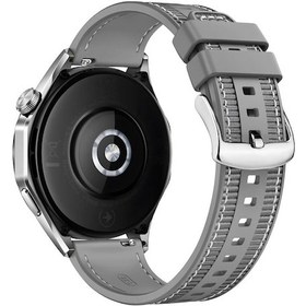 Resim Forzacase Huawei Watch Gt 3 Pro 43mm İle Uyumlu Dikişli Kumaş Görünüm Silikon Kordon Kayış - Fc1059 