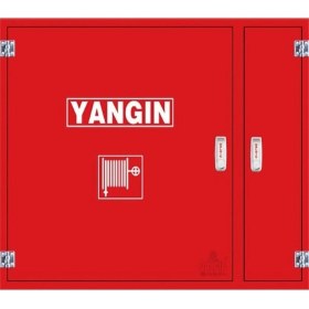 Resim Bina Içi Tüp Bölmeli Yangın Dolabı-20 Metre Camsız 