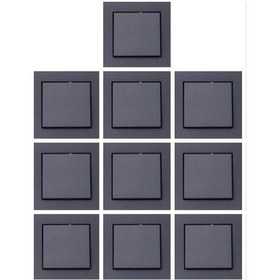 Resim Grano Füme Anahtar 10 Adet Çerçeveler Dahil 