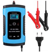 Resim Yaleker 12v 6a Akıllı Araç Şarj Cihazı - Lcd Ekranlı, Otomatik Durdurma, Kurşun Asitli Aküler İçin 