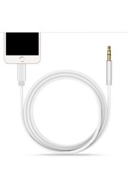Resim Genel Markalar Lightning Aux 3.5Mm 1Metre Kablo Jack Dönüştürücü Aparat Iphone 7 8 X 11 12 13 Uyumlu Ses Otg Kablo 
