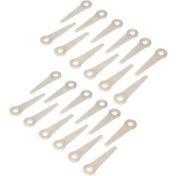 Resim Dianziye 24 Adet Pa66 Plastik Kesici Bıçak, Stihl Polycut 6-3/20-3/10-3/41-3 Çim Biçme Makinesi İçin Yer Değiştirme Parçası, 4111-007-1001 Modeli 
