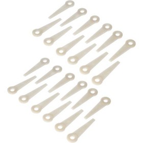 Resim Dianziye 24 Adet Pa66 Plastik Kesici Bıçak, Stihl Polycut 6-3/20-3/10-3/41-3 Çim Biçme Makinesi İçin Yer Değiştirme Parçası, 4111-007-1001 Modeli 