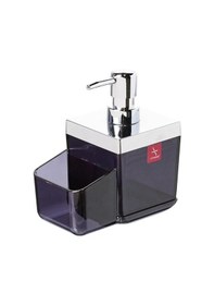 Resim M-e51-25 Toskana Mutfak Sıvı Sabunluk-şeffaf Siyah Siyah 