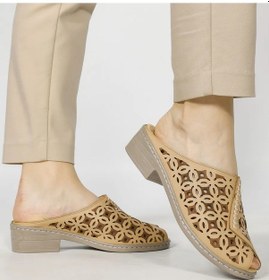 Resim Amalıno Geniş Ayaklar İçin Platformlu Yazlık Sandalet 364972576 Kahverengi 