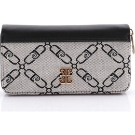 Resim Pierre Cardin 06pc24y604 Kadın Portföy Çanta Taş Kanvas 