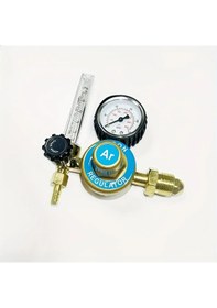 Resim Xuweiwei Yqar 731l Cga580 Argon Basınç Regülatörü Valfi Harici Dişli Akışmetre Gaz Akış Kontrolü Endüstriyel Kullanım Metalik Gövde 