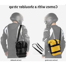 Resim Pazly Ve Tampon Siyah Motosiklet Logosuz Litrelik Geeroyoo Çantası Boşluklu 8 - Mr 
