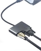 Resim Coverzone Usb-c 3.1t To Hdmı + Vga Adaptör Dönüştürücü 