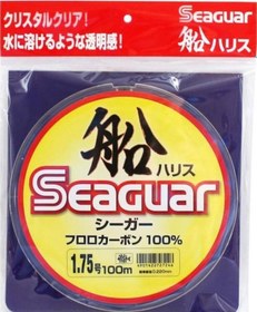Resim Seaguar Fune Harisu %100 Fluoro Carbon Misina 100mt 0.260 Mm 