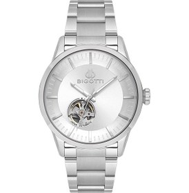 Resim Bigotti Erkek Kol Saati Esbg.b.10685-1 Metal Kordon 43 Mm Kasa Çapı Gümüş 