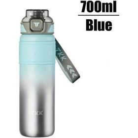 Resim Maxaccess Tkk 316 Paslanmaz Çelik Vakum Termos Blue 700ml Sızdırmaz Sıcak Soğuk Koruma 
