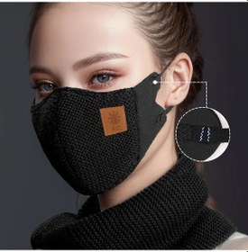 Resim Willowhaven Kadın Kışlık Hafif 3d Koruyucu Nefes Alabilir Polar Astarlı Yüz Maskesi Beyaz Beyaz 