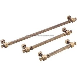 Resim Doğanlar AL344 Ekselans Olifka Antik Sarı, Eskitme Mobilya Kulp Kulbu 192 mm 