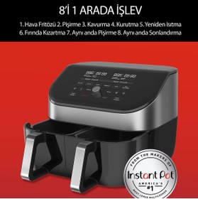 Resim INSTANT Brands Vortex Plus Çift Hazneli Air Fryer 7.6 Litre 