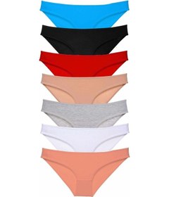 Resim Royaleks 7 Adet Süper Eko Set Likralı Kadın Slip Külot Set 1 (537492216) Çok Renkli 