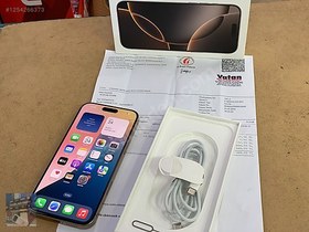 Resim Apple iPhone 16 Pro Max İkinci El TR | 256 GB | Çöl Titanyum 
