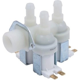 Resim 3/4" N.k. 220 V Ac / Dc 13.5 Mm 90 Derece Üçlü Su Ventili Solenoid Vana 
