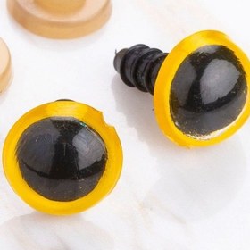 Resim Loren 12 mm Sarı 5 Çift Amigurumi Göz 