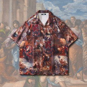 Resim Renaissance Painting Gömlek - 3XL 