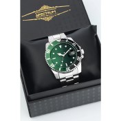 Resim Spectrum Premium Çelik Kordon Hareketli Çerçeve Takvimli Erkek Kol Saati Özel Kutusunda 