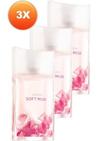 Resim Avon Soft Musk Kadın Parfüm Edt 50 Ml. 3lü Set 