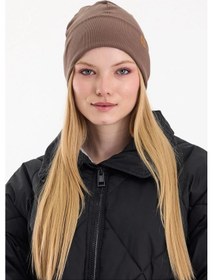 Resim Kadın Balıkçı Style %100 Pamuklu Kaşkorse, Terletmez, Ultra Hafif, Yumuşak Bere - Standart / Kahverengi Kahverengi 