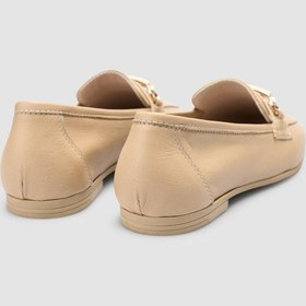 Resim %100 Hakiki Deri Vizon Kadın Loafer VIZON 