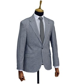 Resim Erkek Tek Spor Ceket Çift Yırtmaçlı Bgl-st03982 Lacivert 