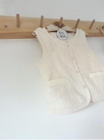 Resim KEY KIDS Bej Peluş Welsoft Bebek ve Çocuk Yelek 