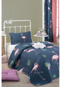 Resim Kapitone Yatak Örtüsü Seti Tek Kişilik Bigfilamin Laci 